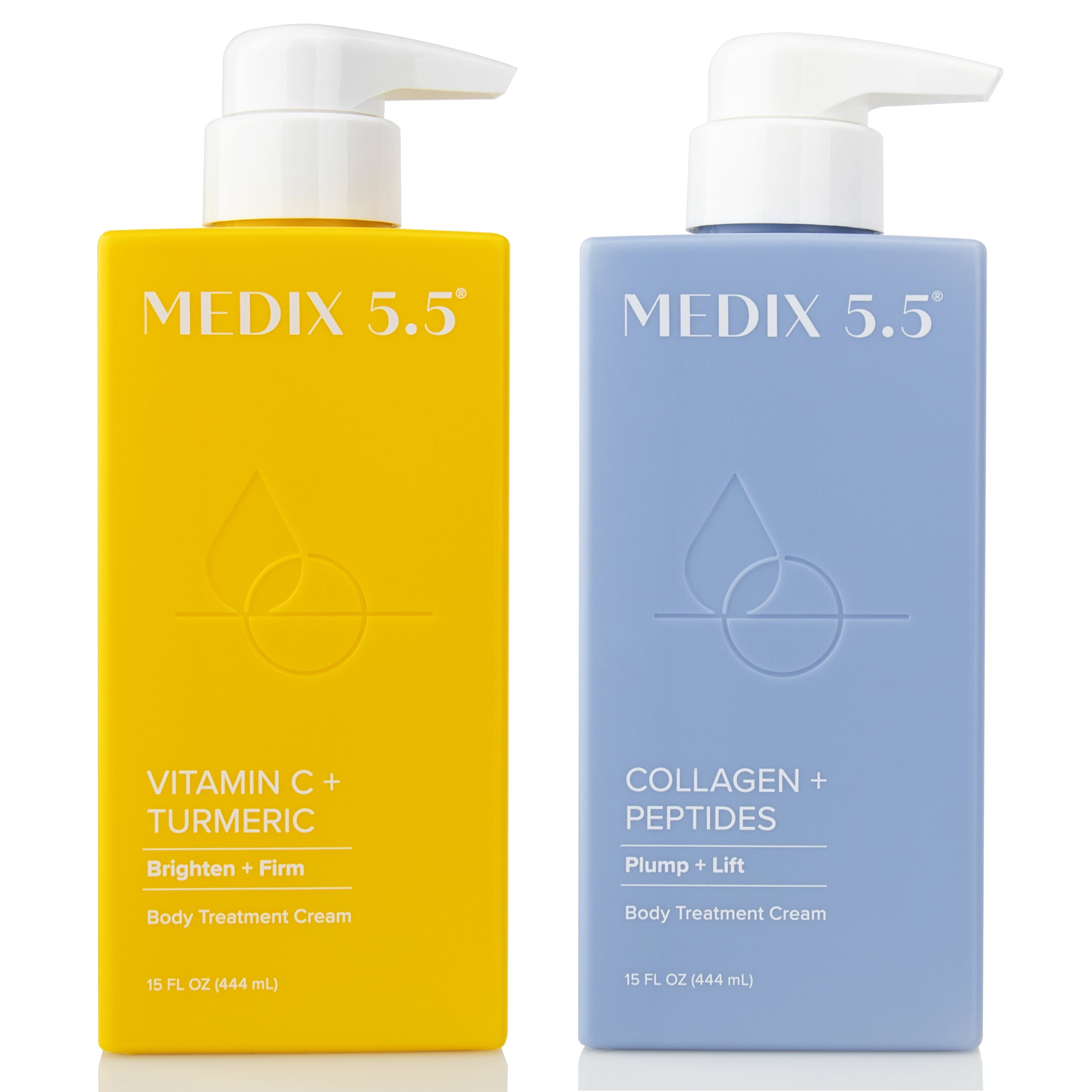 Medix 5.5 Collagen Body Cream + Vitamin C Lotion Anti Aging Moisturizer Skin Care Set