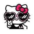 thumbnail image 5 of Pegatina para coche de novato en la carretera, pegatina para coche de prácticas, pegatina para coche KT cat Hello Kitty, advertencia para conductora femenina, pegatina magnética bonita, 5 of 5