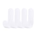 thumbnail image 3 of Matsuzay 4/6PCS Gancho de toalla Colgador de puerta de plástico Perchero de pared autoadhesivo Percheros para sombreros Almacenamiento y organización del hogar Blanco, 3 of 6