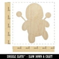 thumbnail image 2 of Creepy Voodoo Doll Wood Shape Unfinished Piece Cutout Craft DIY Projects - 4.70 Inch Size - 1/4 Inch Thick, 2 of 7