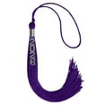 thumbnail image 4 of Endea Graduation Purple Graduation Tassel with Silver Stacked Date Drop, 4 of 6