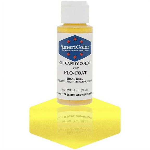 AmeriColor, Oil Candy Food Color, Flo-Coat 2oz