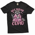thumbnail image 3 of Not today cupid valentine's day T-shirt single person man woman funny valentine's day gift (Large Grey), 3 of 7