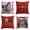 A, variant on Sm:)e God Bless America Truck 4th of July Throw Pillow Cover 18x18 Inch Set of 4, Polyester Patriotic Outdoor Pillow Case for Sofa Couch