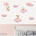 thumbnail image 1 of Calcomanías de pared con estrella de nube de conejo para recámara, habitación de niñas, conejo, luna y estrellas, decoración de cuarto de bebé,, 1 of 3