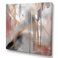thumbnail image 2 of DESIGN ART Designart "Metallic Stripes And Circles Iv" Abstract Marble Canvas Print 30 in. wide x 30 in. high, 2 of 5