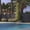 black, variant on Mondaria 6 ft x 6 ft Privacy Fence Panel with 1 Post, WPC Composite Outdoor Fence for Backyard, Garden and Pool, Yellow Teak