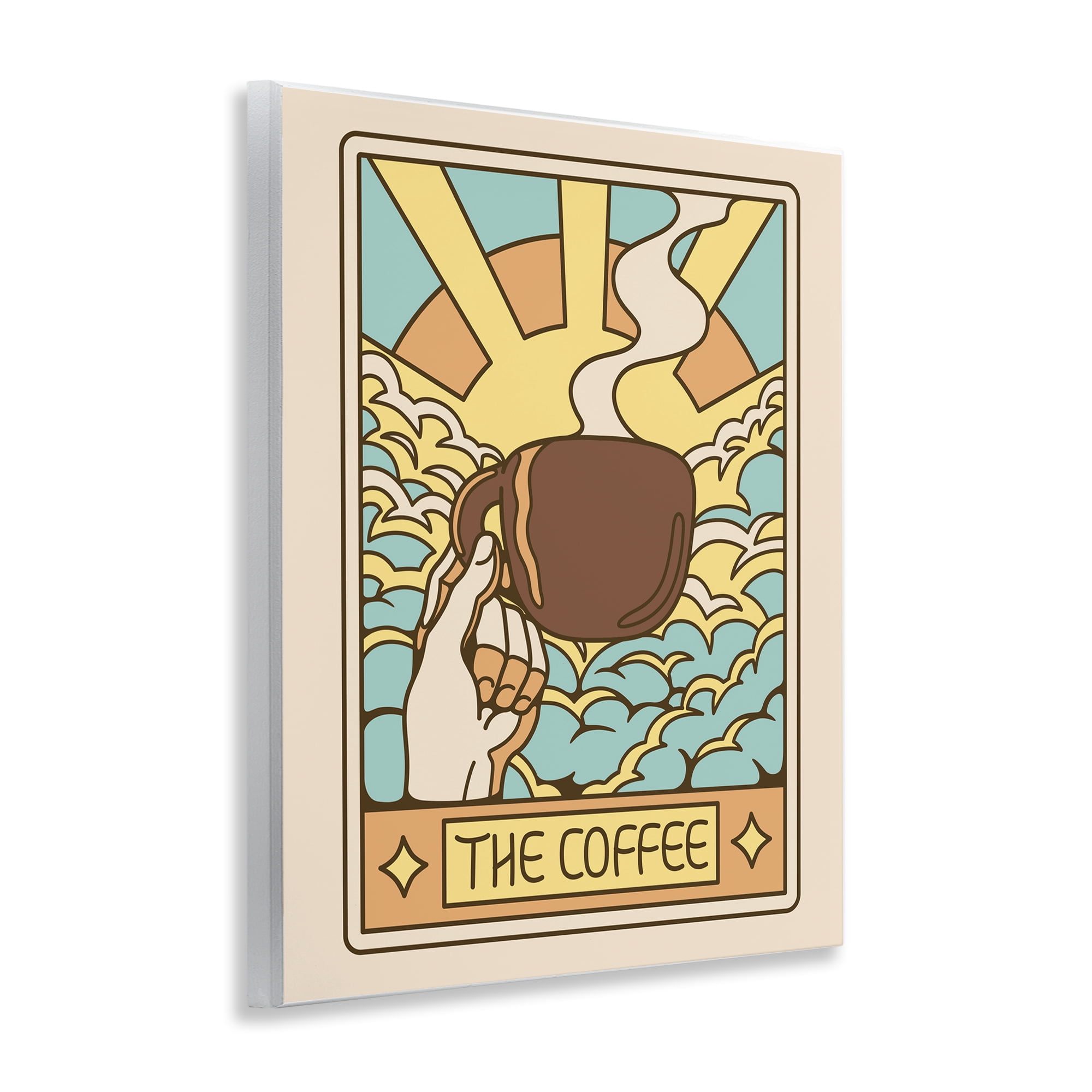 Stupell Industries The Coffee Muted Tarot Wall Plaque Art, design by Tobe Fonseca