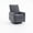 Gray, variant on FUNECORP Manual Swivel Rocker Recliner 360° Swivel Rocking Chair for Small Space Nursery Comfy Modern Chair for Living Room,Gray