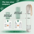 thumbnail image 4 of PUPIHOM Dog Travel Water Bottle and Food Dispenser- Portable Travel Dispenser with Leak-Proof Bowl with Poop Bag- Outdoor Pet Water Bottle for Walking, Hiking, and Traveling - Length: 12.6", 4 of 9