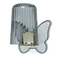 thumbnail image 1 of 1 juego de soporte para cepillos de dientes montado en la pared, soporte para cepillos de dientes de pared para baños, lindo soporte para cepillos de dientes colgante con taza, gris, 4,33 x 3,35, 1 of 7