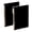Black, variant on Haosy Owl Perched on Book Notebooks 1-subject Journal 60 Sheets A5 College Ruled Paper Detachable Ring 8.3"x5.7"