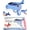 Blue, variant on Cute Dinosaur Airplane Launcher Toy -Boxed Version, 8" Foam Glider Plane - Outdoor Flying Catapult Toy - Fun Birthday Gifts, Easy to Launch Foam Aircraft