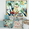 thumbnail image 2 of Designart 'VIntage Tropical Flowers I' Tropical Framed Canvas Wall Art Print, 2 of 5