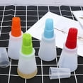 thumbnail image 4 of Cheers.US 2 Pcs BBQ/Pastry Basting Brushes,Silicone Cooking Grill Barbecue Baking Pastry Oil/Honey/Sauce Bottle Brush,Silicone Oil Bottle Brush Barbecue Baking Cake Brush Tool, 4 of 7