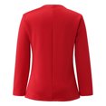 thumbnail image 4 of Vedolay Women's Tops Suit Jackets for Women Business Casual Blazer with Lined Work Suit Jacket with Pockets,Red XL, 4 of 5