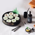 thumbnail image 6 of Miniature Dollhouse Food Toy Japanese Sushi Pretend Play Accessories for Kids + Toddlers Birthday Gifts - Golden , 45x12mm, 6 of 9
