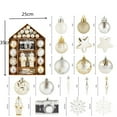 thumbnail image 2 of 70 Pcs Christmas Ornaments Bundle For Xmas Christmas Tree Shatterproof Christmas Tree Decorations Hanging For Holiday Wedding Party Decoration, 2 of 5