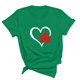 thumbnail image 3 of Camisetas de Manga Corta para Mujeres Canadá Día Hoja de Arce Impresión Básica de Verano Tee, Cuello Redondo Camiseta Casual, 3 of 3