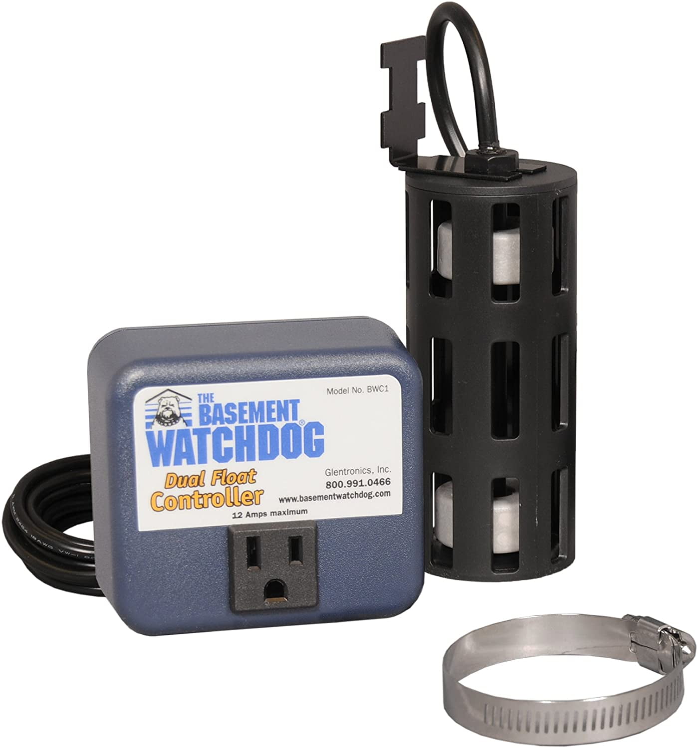 Basement Watchdog Submersible Sump Pump, Cast Iron/Aluminum, 1/2 Hp