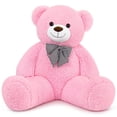thumbnail image 2 of Oso de peluche gigante rosa Toy Snowolf, 120 cm, felpa suave y 2,5 kg, 2 of 6