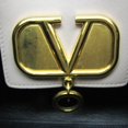 thumbnail image 5 of Pre-Owned Valentino Garavani V Logo Escape Small Women's Leather Handbag Dusty Pink, 5 of 14