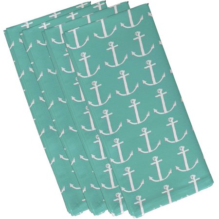 Simply Daisy 19  x 19  Polyester Napkins  Set of 4
