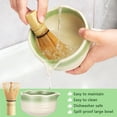thumbnail image 5 of LIZEVINC 7 Pcs Matcha Tea Set,Matcha Whisk Set Includes Matcha Bowl with Spout,Matcha Whisk and Holder,Bamboo Matcha Scoop,Stainless Steel Sifter,Scoop Stand and Tea Towel,Ideal for Matcha Lovers, 5 of 9