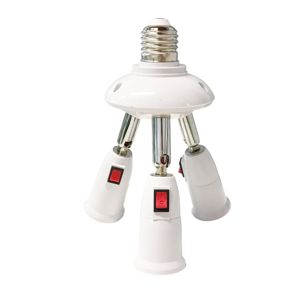 E26 Socket Extender To Standard MEDIUM Base Lamp Bulb Adapter Of 5CM/1.97 2 Pack 