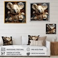 thumbnail image 4 of Designart "King Koala's Blossoms A Natural Beauty I" Animals Framed Wall Art Decor - Modern Grey Koala Hallway Framed Wall Art Decor, 4 of 6
