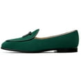 thumbnail image 5 of Journey West Suede Tassel Loafer For Women Slip-on Belgian Penny Loafers Shoes For Women Green US 7.5, 5 of 6