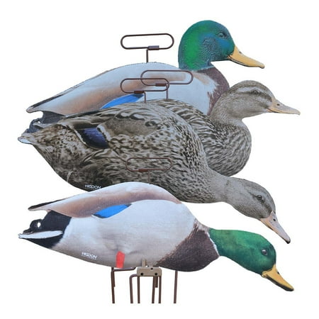 Higdon FLATS Motion Fully Flocked Mallard Silhouette Decoys 12 Pack Shoes