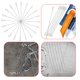 thumbnail image 3 of OULII 20Ud Cable De Seguridad Acero Inoxidable Con Para Colgar Carga Plata Resistente, 3 of 8