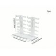 thumbnail image 4 of CHOK Two Row Sunglasses Rack 10 Pairs Glasses Holder Display Stand Transparent, 4 of 7
