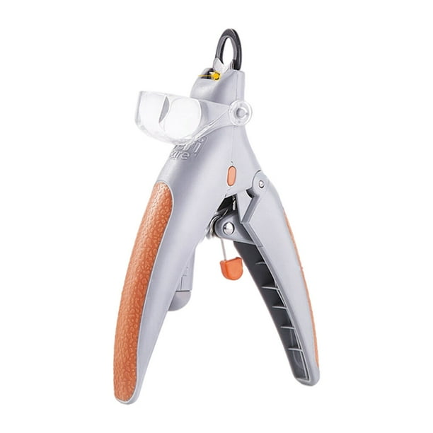 Dog nail clippers that illuminate the quick outlet
