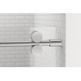 thumbnail image 3 of Basco Vnxa-935-47Cl Vinesse Lux 76" High X 47" Wide Single Sliding Frameless Shower Door -, 3 of 6
