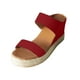 thumbnail image 2 of Sandalias de mujer, zapatillas de verano, punta abierta, cómodas, transpirables, para la playa, informales, cuñas, zapatos Wmkox8yii hj789, 2 of 4
