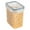 👻#3👻, variant on neszzmir Clear Plastic Airtight Food Storage Jar, Vacuum Seal Container with Lid, Stackable Kitchen Pantry Organizer, 6.63 x 5.85 x 3.12 in, Single Jar for Rice, Flour, Cereal, Snacks, Coffee