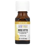 Aura Cacia Rose Otto in Jojoba Oil 0.5 fl. oz.