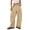 AA04_Khaki, variant on Lumtrix Womens Baggy Barrel Pants Wide Leg Lounge Drawstring Sweatpants with Pockets Elastic High Waist Trouser Black 2XL