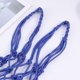 thumbnail image 2 of Heavy Duty Basketball Bag Drawstring Ball Mesh Net Nylon Soccer Carrier Mesh Net Bag Drawstring Storage Bag for Basketball Pocket(Blue), 2 of 4