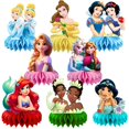 thumbnail image 1 of CICICO 8 Piezas Centros de Mesa Doble Cara Princesa, 1 of 5