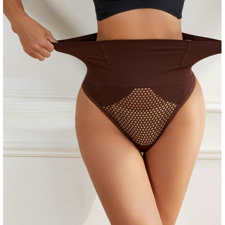 Abomasnow Underwear Women Pack Seamless Shapewear Panties High Waisted Body Shaper Underwear Sexy Mesh Butt Lifting Shapewear Briefs S-XXL on Clearance