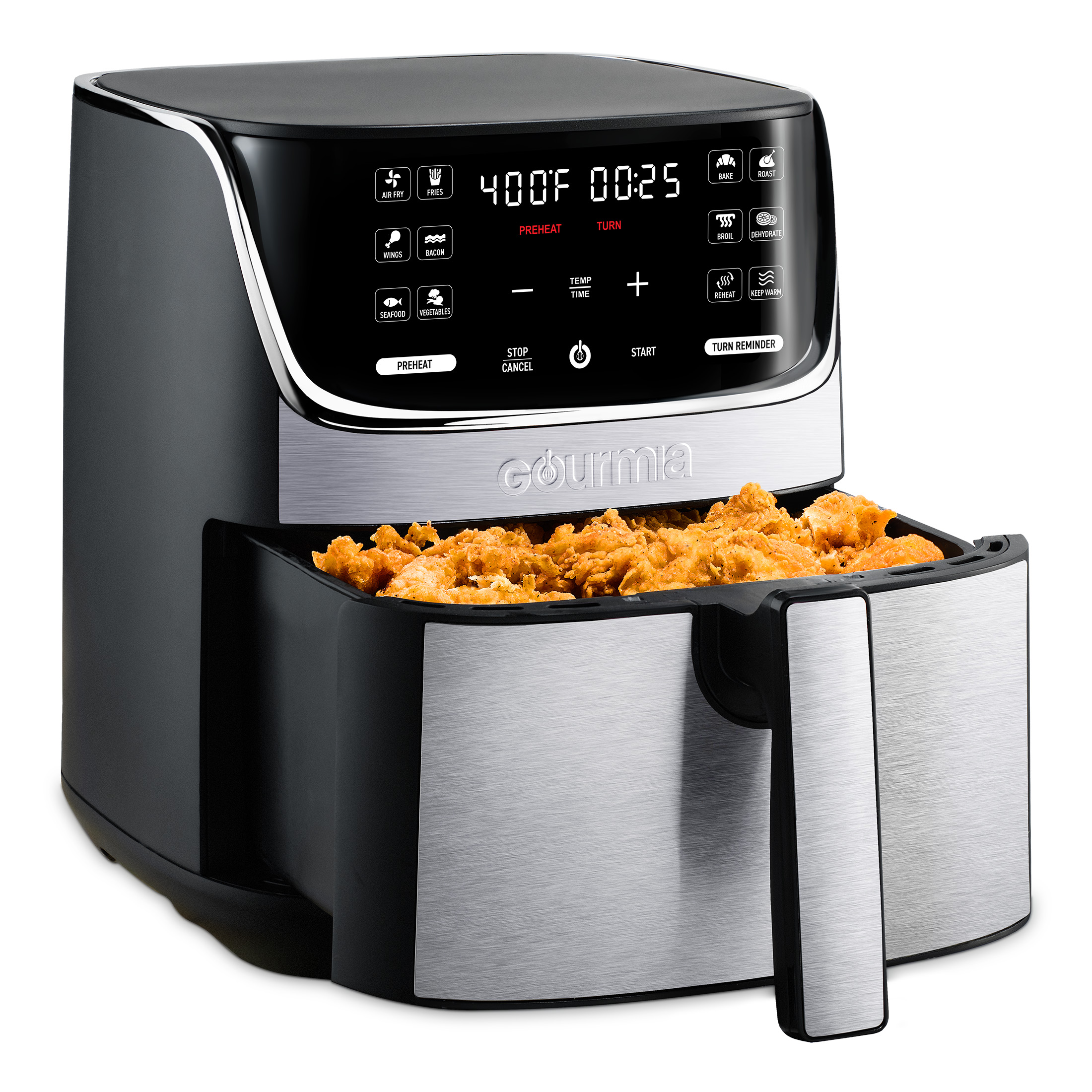 Gourmia 7 QT Digital Air Fryer with 12-One Touch Presets, GAF734, New, 13.5 in - image 4 of 6