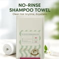 thumbnail image 3 of No-Rinse Hair Cleansing Shampoo Towel,Bath Wipes For Adults No Rinse,No Rinse Body Wipes,For Travel, Camping (5PC), 3 of 7