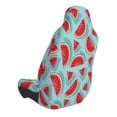 thumbnail image 2 of Wukai Watermelon Full Set Car Seat Covers with Soft Padding Universal Auto Front Seats Protector and Cushion Mat, 2 of 5