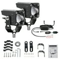 thumbnail image 1 of faros Luces antiniebla LED para motocicleta, 120 W, 18000 lm, 6 modos de iluminación, luces auxiliares LED con kit de arnés de cableado y soportes de montaje compatibles con tractor, camión, ATV, UTV,, 1 of 8