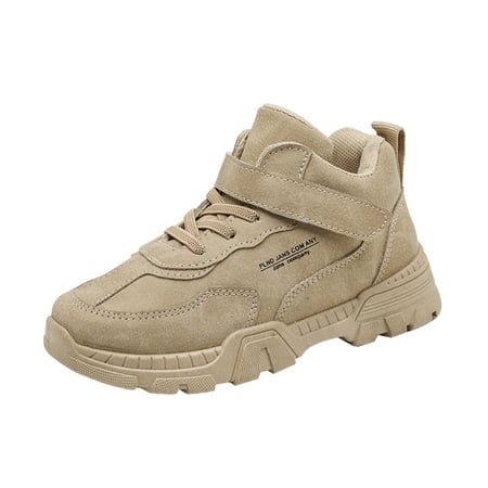 

Engtoy Boys High Top Sneaker Round-toe design Casual Shoes for Little Kid Big Kid