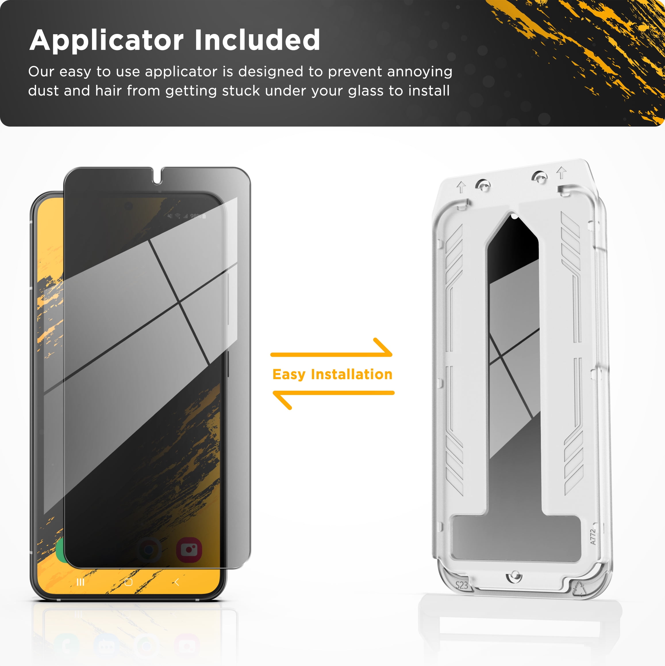 MagGlass Privacy+ Screen Protector designed for Samsung Galaxy S23