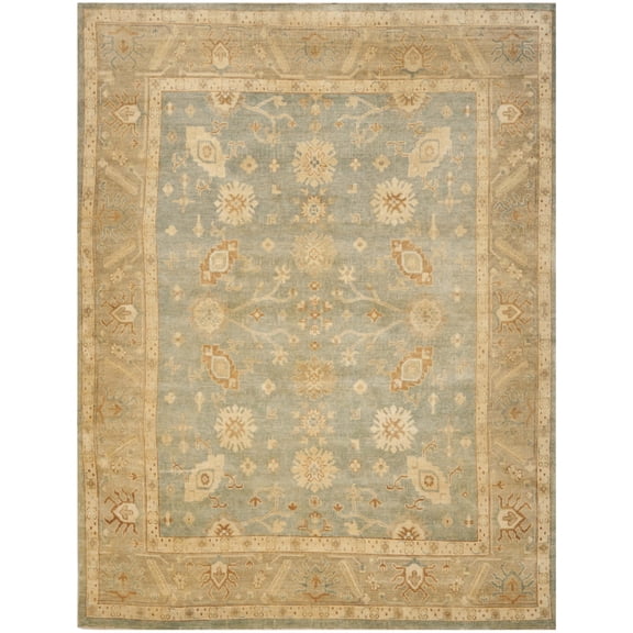 Safavieh OSH124A Oushak Light Blue / Beige